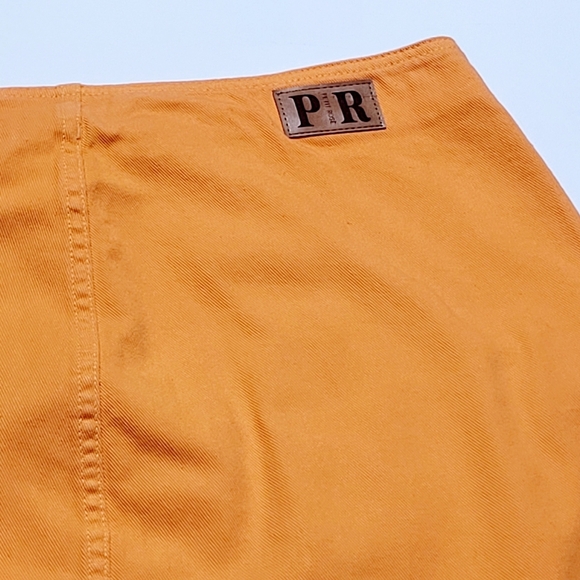 Petit Rose Orange Denim Skirt Women's (EU42 / US Small) - Picture 4 of 8